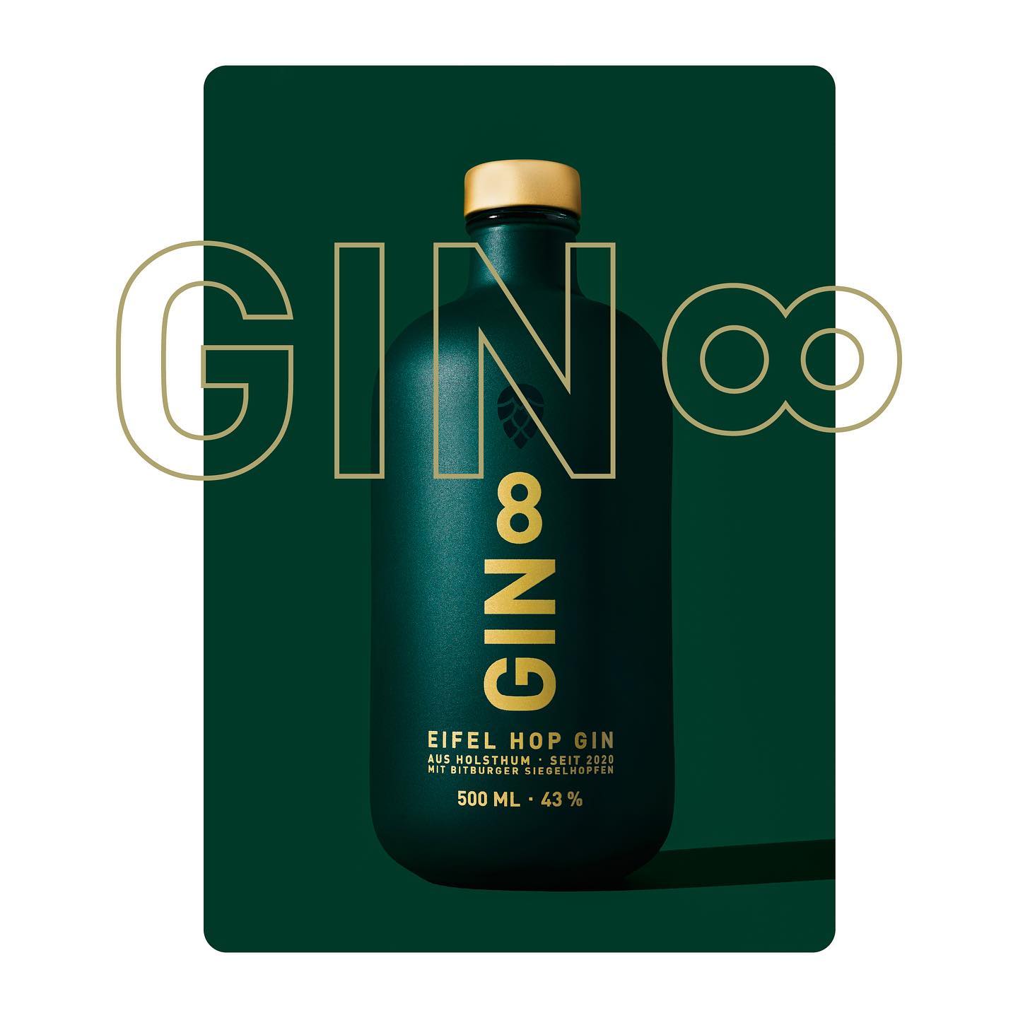 GIN8 Eifel Hop Gin 43% vol - immagine 11