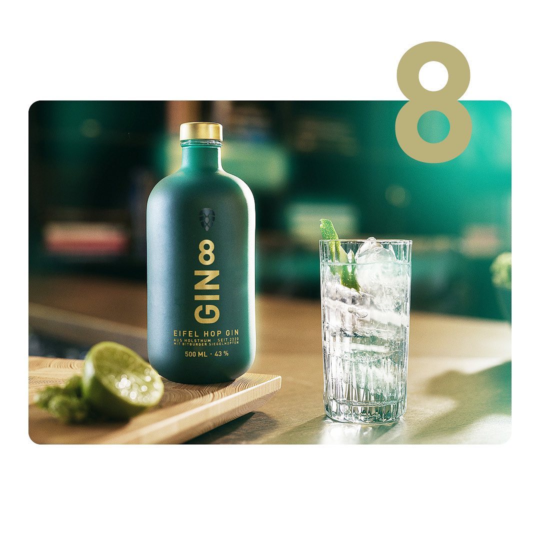 GIN8 Eifel Hop Gin 43% vol - immagine 6
