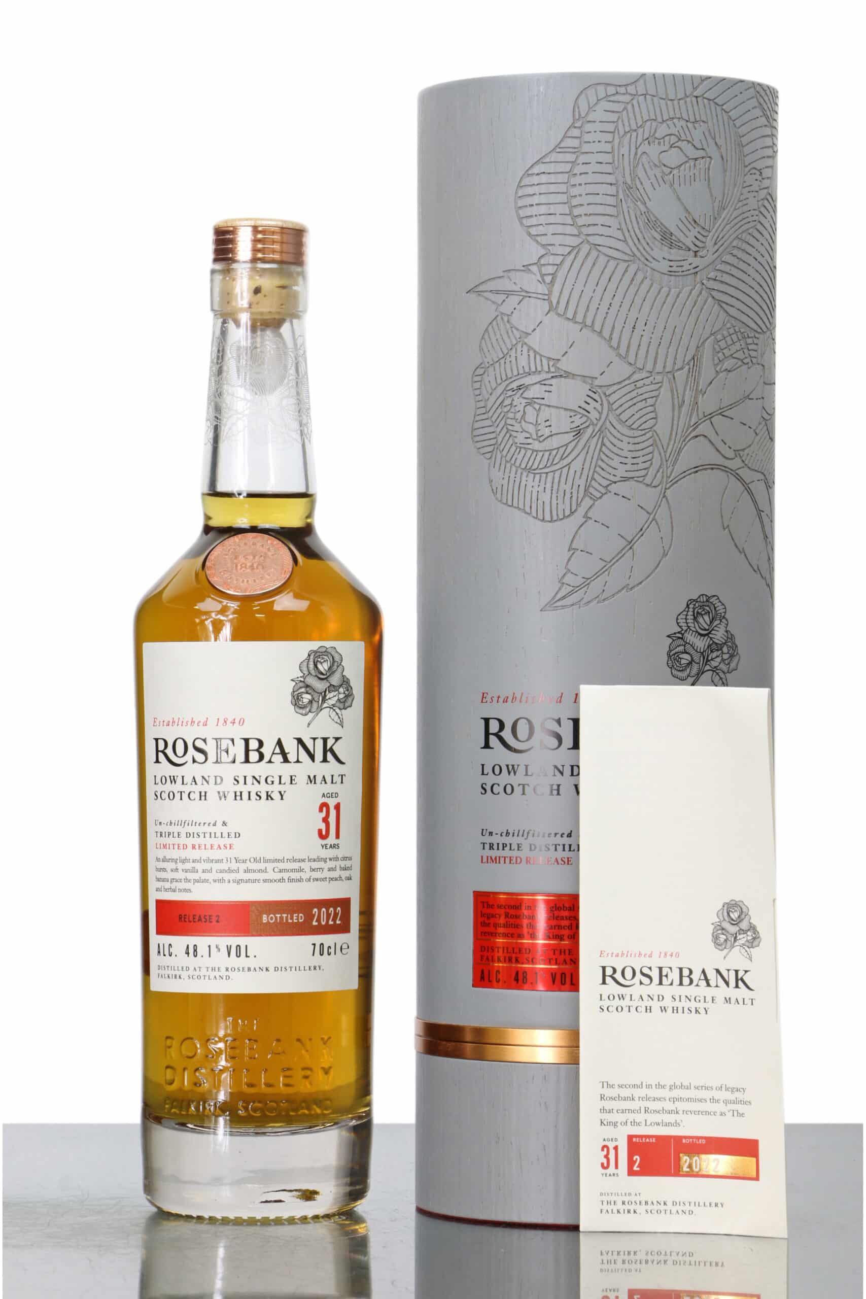Rosebank Triple Distilled 31yo 48.10% - immagine 3