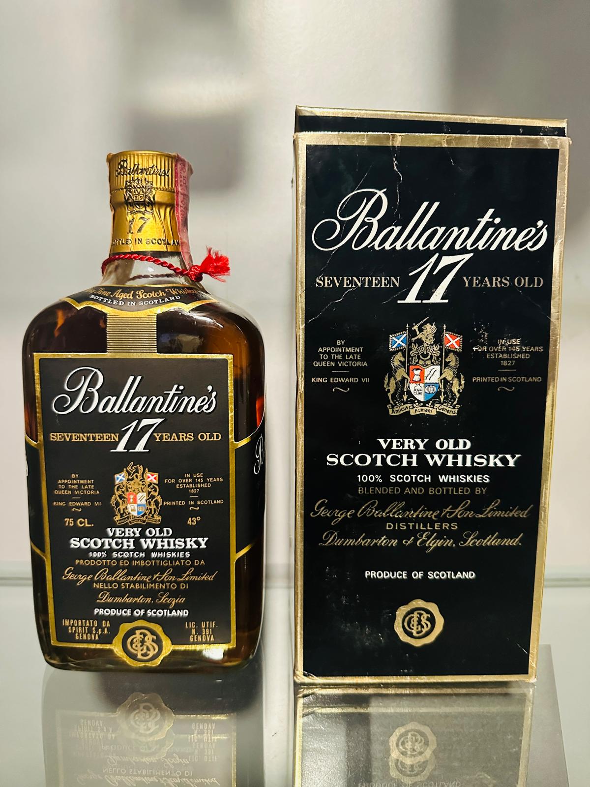 Ballantine’s 17 Anni Vintage 1975 Edizione Limitata Italia Numerata con Box