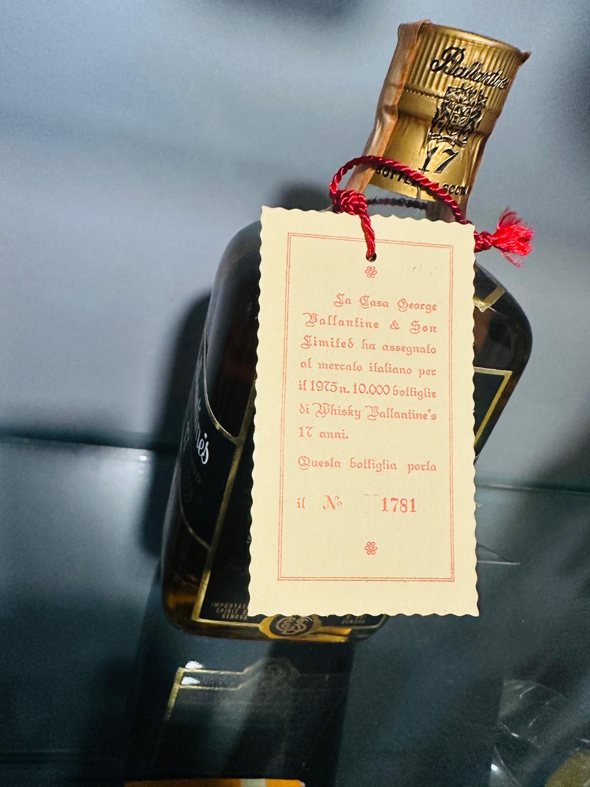 Ballantine’s 17 Anni Vintage 1975 Edizione Limitata Italia Numerata con Box - immagine 4