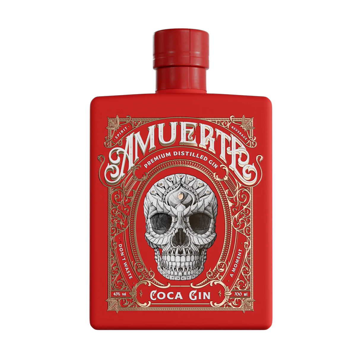 Gin Amuerte Coca Leaf Red 70cl
