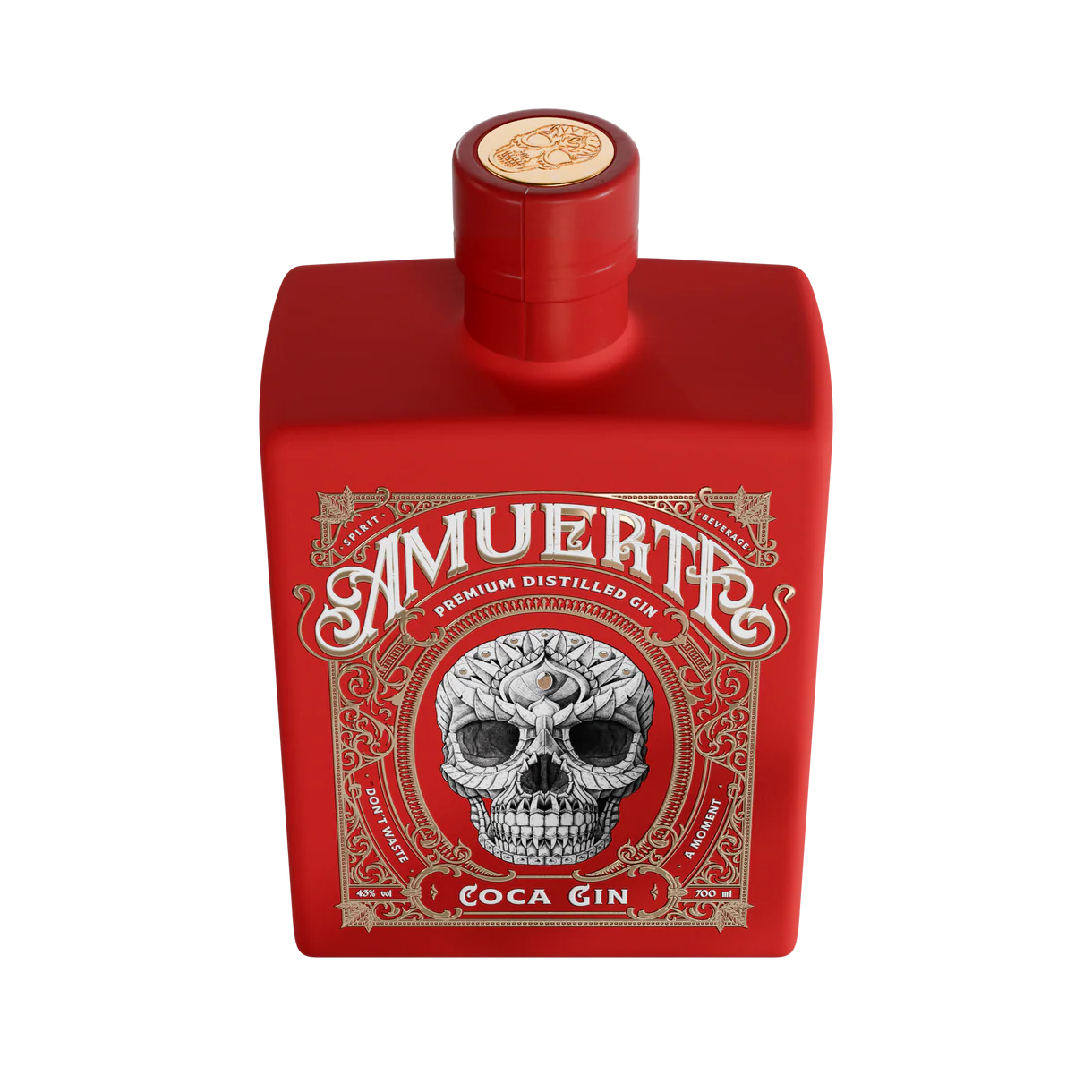 Gin Amuerte Coca Leaf Red 70cl - immagine 3